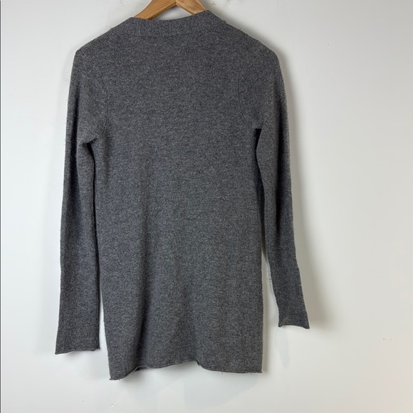 Vince Grey Cashmere Cardigan Sweater Open Front Knit Size Small - Picture 6 of 9